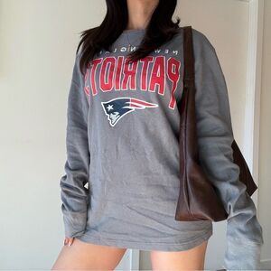 Y2K nfl grey thermal oversized shirt